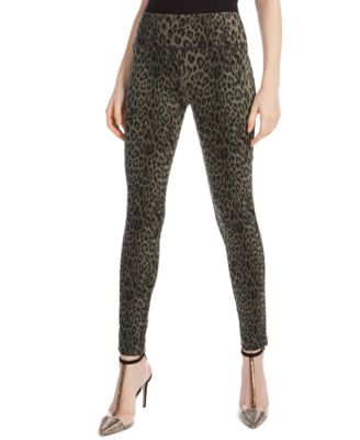 leopard print skinny pants