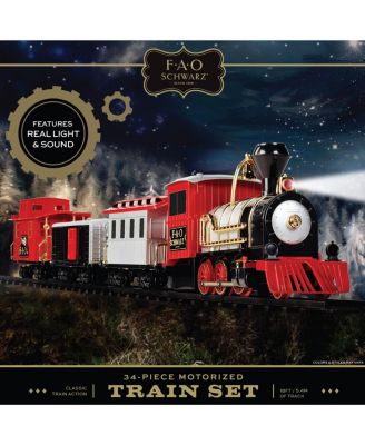 FAO Schwarz Train Set Motorized with 