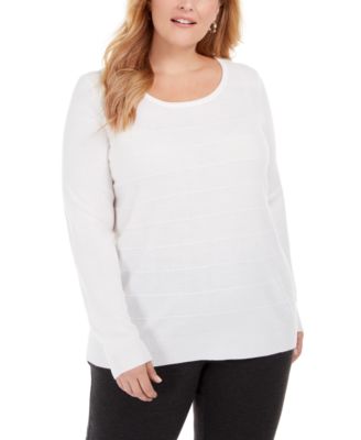 macys plus sweaters
