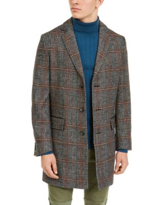 macy's men's overcoats