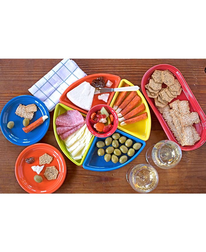 Fiesta Mixed Bright Colors 5Piece Entertaining Set & Reviews