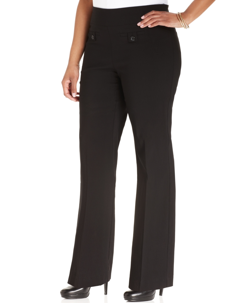 Style&co. Plus Size Pants, Straight Leg Trousers   Plus Size Pants