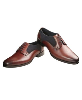 id textured derby formal shoes