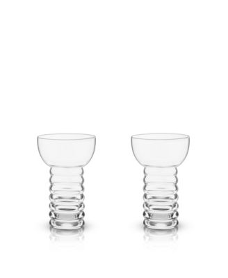 Набор бокалов Viski Pacific Crystal Pearl Diver, 2, 12 унций