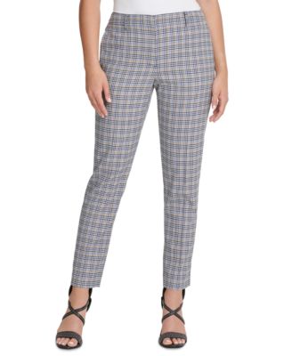 plaid houndstooth pants