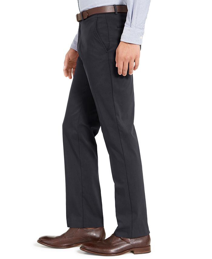 Tommy Hilfiger Men's Modern-Fit TH Flex Stretch Comfort Solid ...