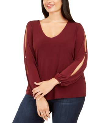 macys plus size pants and tops