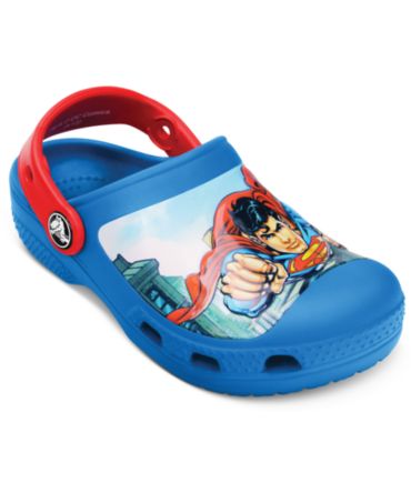 Crocs Kids Shoes, Boys or Little Boys Superman Clogs - Kids - Macy's