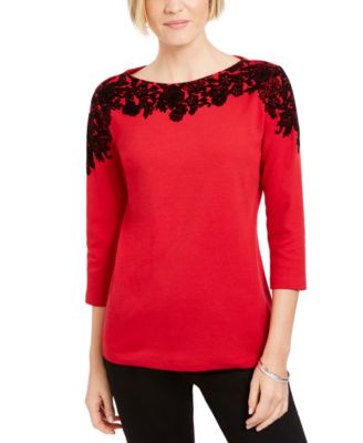karen scott macys tops