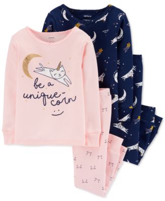 unicorn baby pajamas