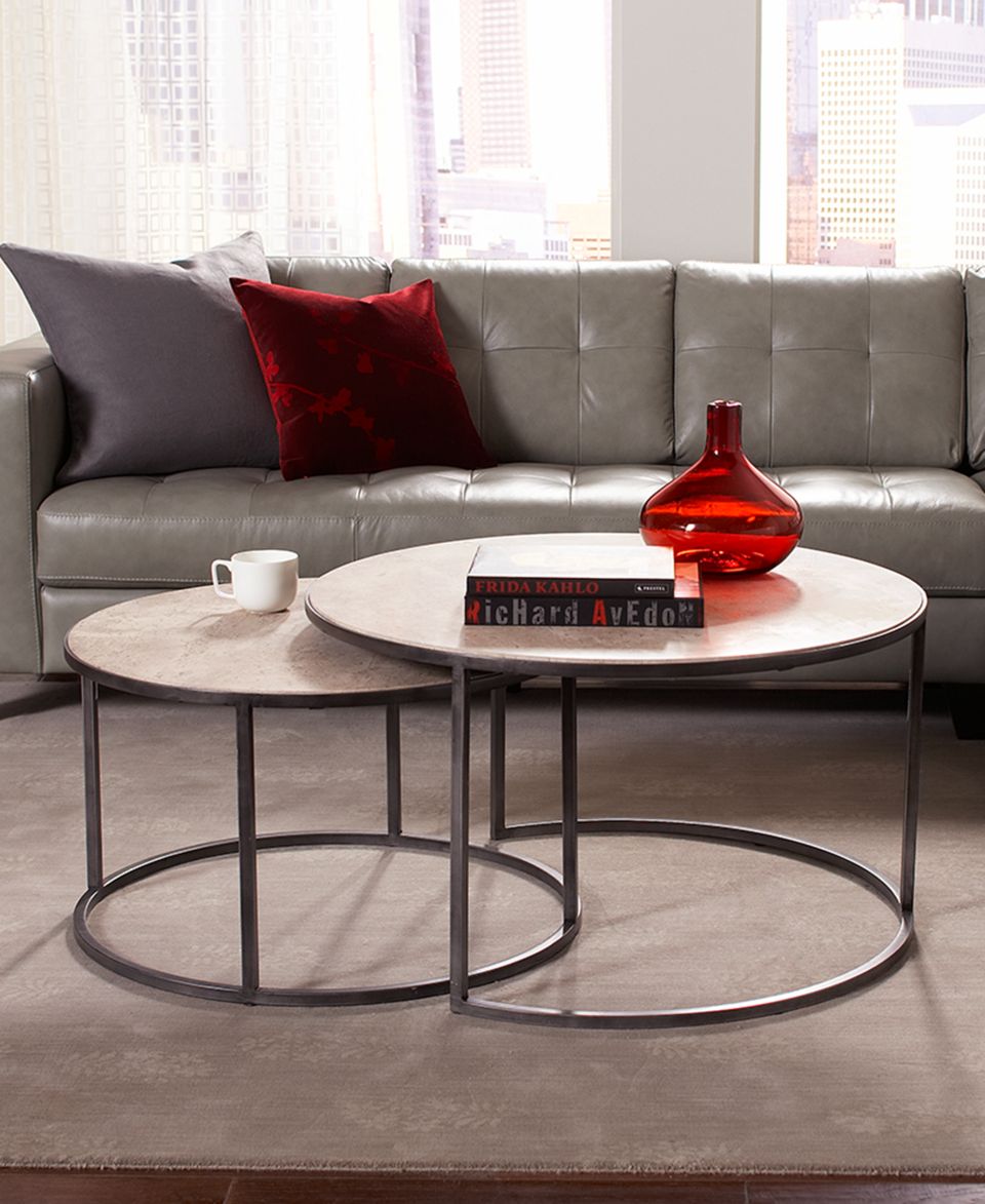 Monterey Coffee Table, Round Nesting   Furniture