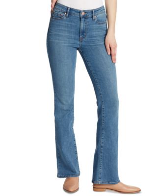 bootcut high rise jeans