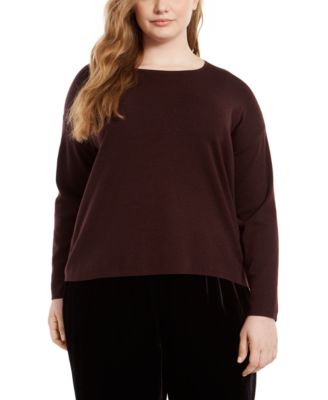 plus size merino wool sweater