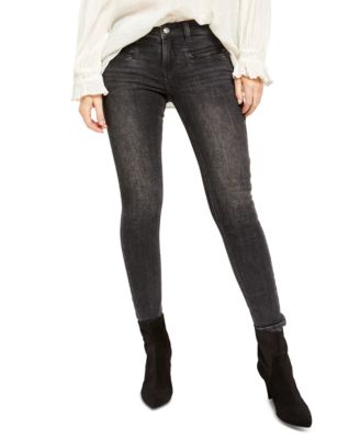 low rise grey jeans