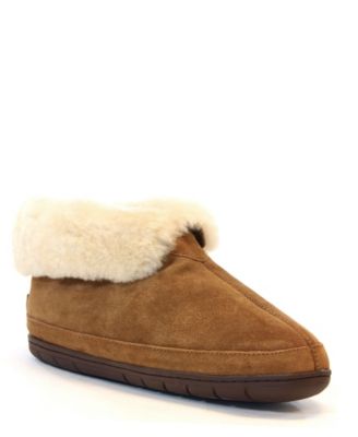 staheekum tan shearling slippers