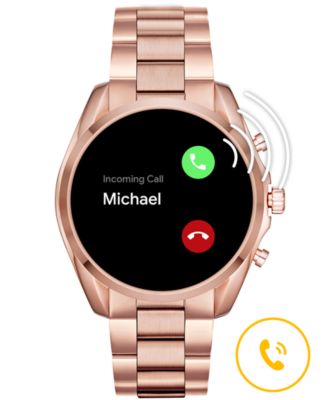 michael kors gold touch screen watch