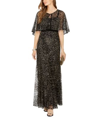 adrianna papell velvet gown