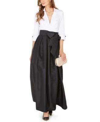 Jessica Howard Surplice Colorblocked 