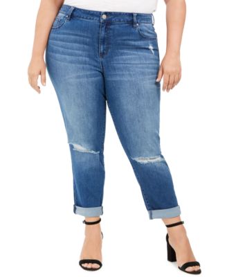 macy's celebrity pink plus size jeans