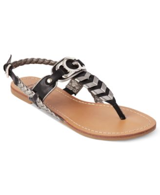 Tommy Hilfiger Brynn Flat Thong Sandals - Shoes - Macy's