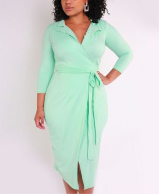 macys green cocktail dress