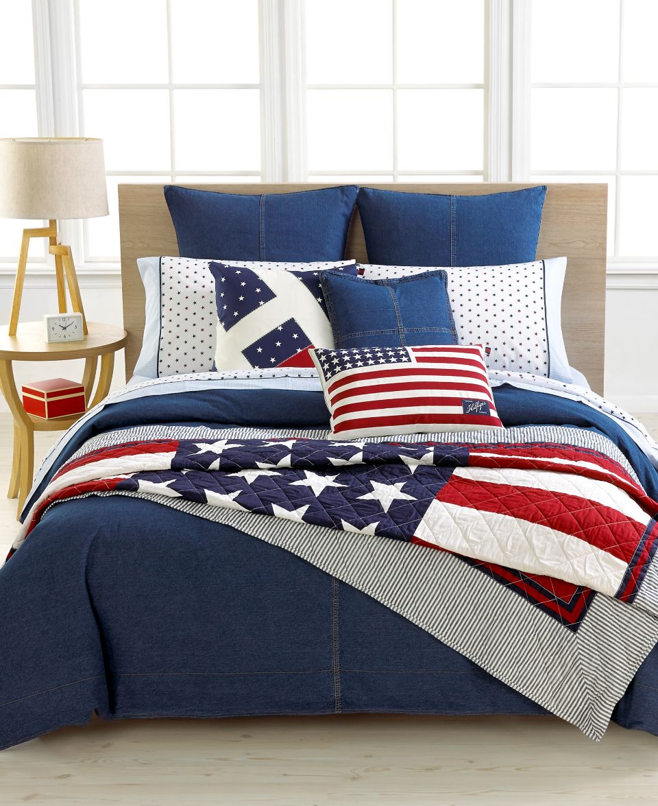 CLOSEOUT Tommy Hilfiger Full/Queen Denim Duvet Cover   Bedding Collections   Bed & Bath