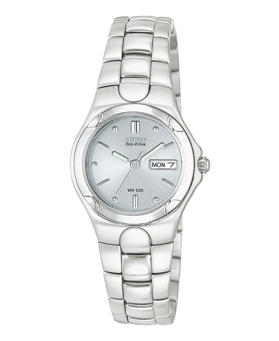 Citizen Watch, Womens Eco Drive Stainless Steel Bracelet EW3030 50A