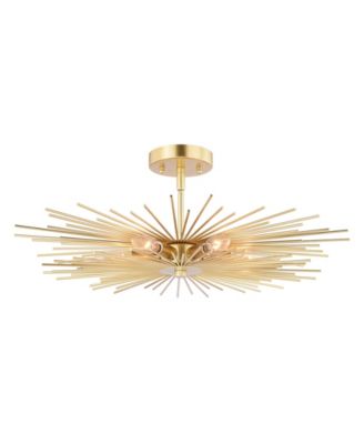 mid century gold ceiling light