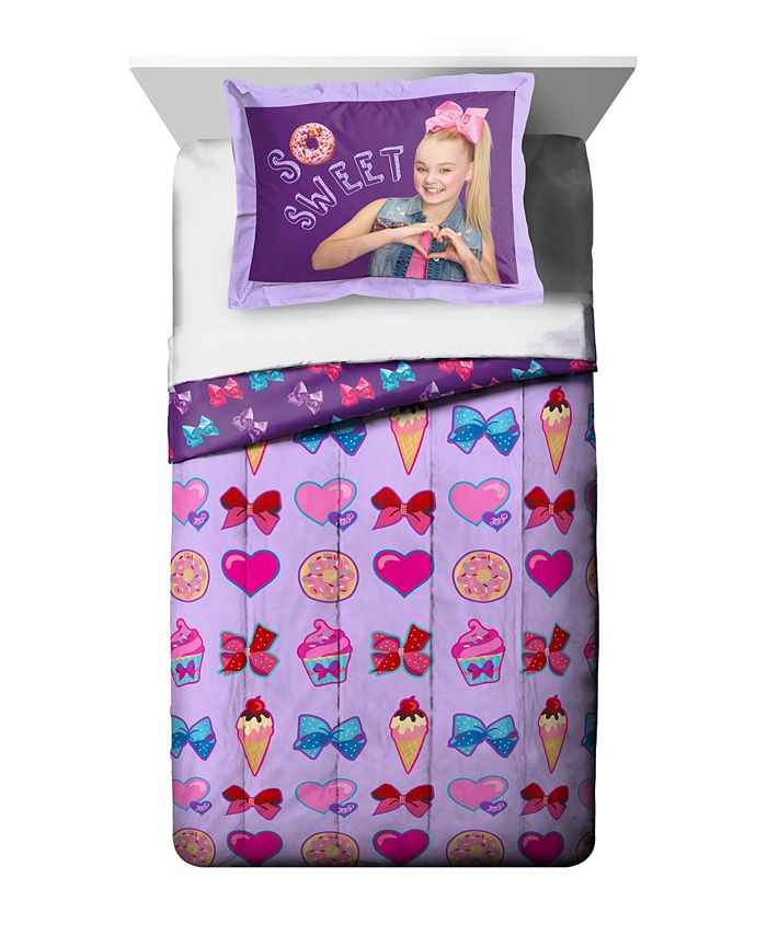 Jojo Siwa Reversible 2Piece Twin/Full Comforter Set & Reviews Bed in