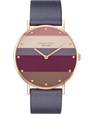 purple coach watch