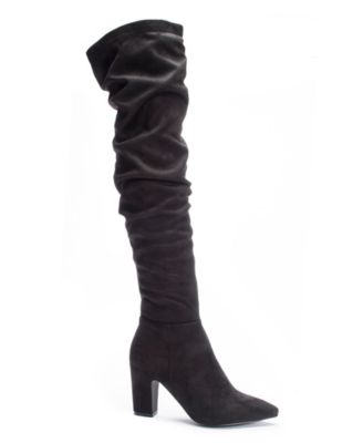 over the knee slouch boots