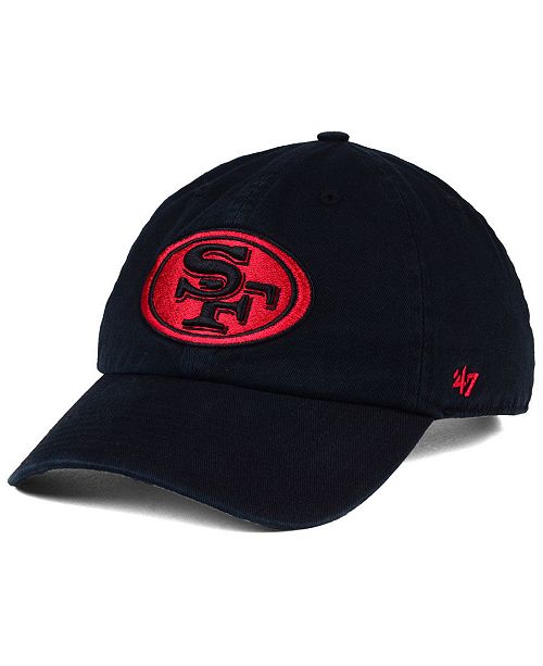 47 Brand San Francisco 49ers Clean Up Strapback Cap Reviews Sports Fan Shop By Lids Men Macy S