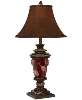 pine cone table lamp