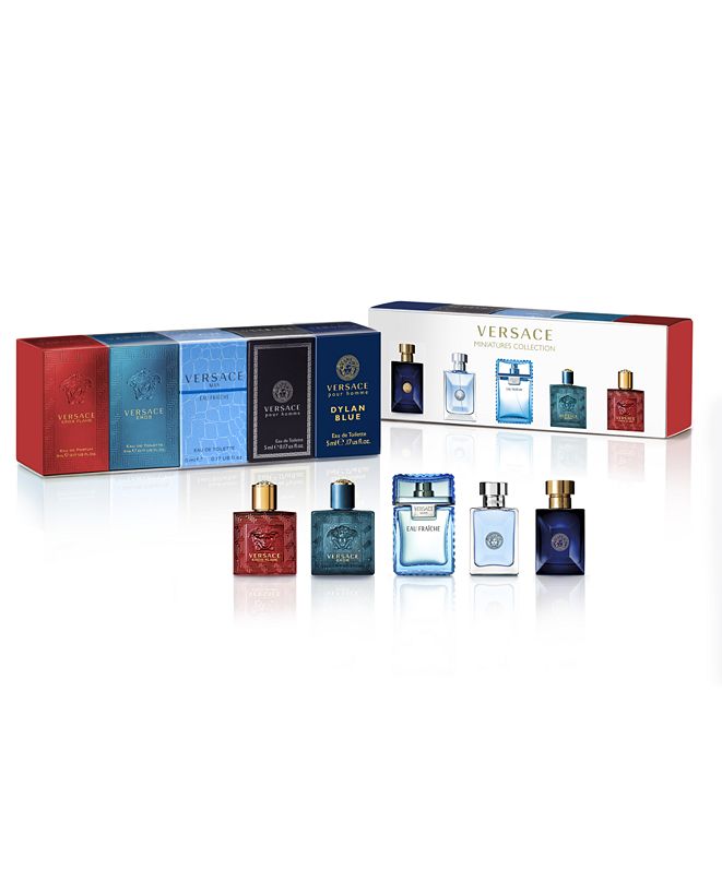 Versace Men's 5-Pc. Miniatures Gift Set, Created for Macy's
