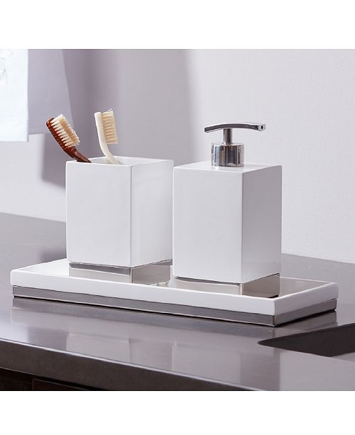 Roselli Trading Company Suites 3 Pc Bath Accessory Set Reviews Bathroom Accessories Bed Bath Macy S