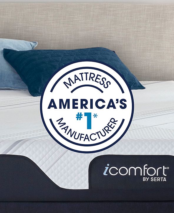 Serta by CF 1000 10'' Medium Firm Mattress Set Queen Split