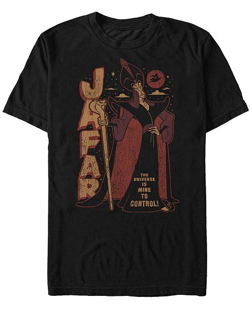 Disney Men S Aladdin Jafar Controls The Universe Short Sleeve T Shirt Reviews T Shirts Men Macy S