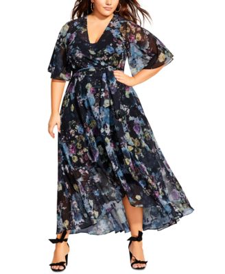 floaty maxi dress plus size