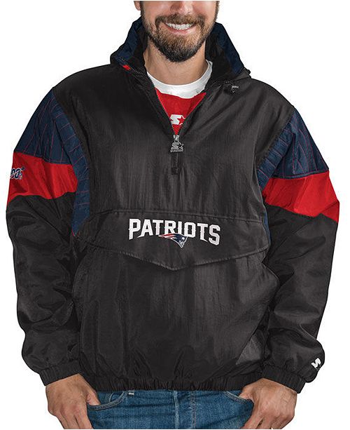 Starter New England Patriots 100th Starter Breakaway Pullover Jacket Reviews Sports Fan Shop By Lids Men Macy S
