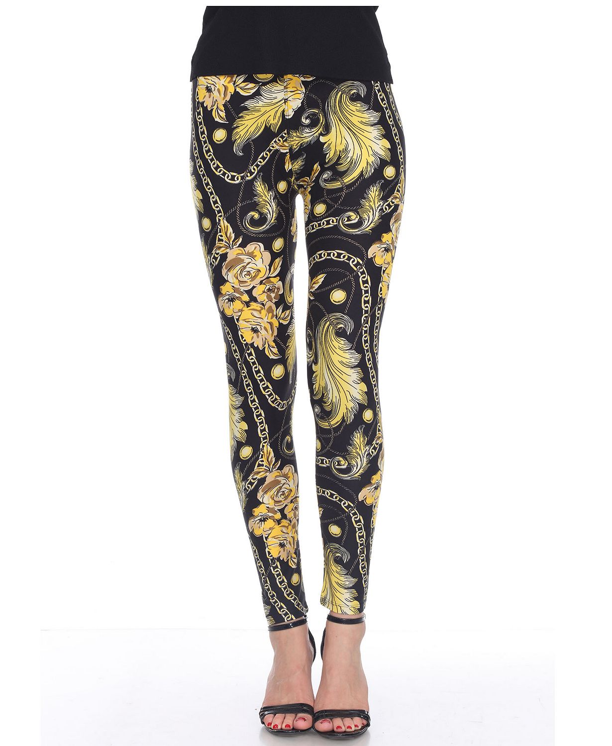 (30% OFF Deal) Women’s One Size Fits Most Printed Leggings $9.80