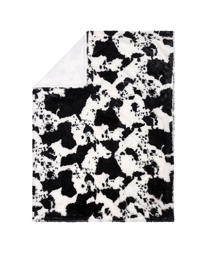 Trend Lab Cow Print Plush Baby Blanket Reviews Blankets Throws Bed Bath Macy S