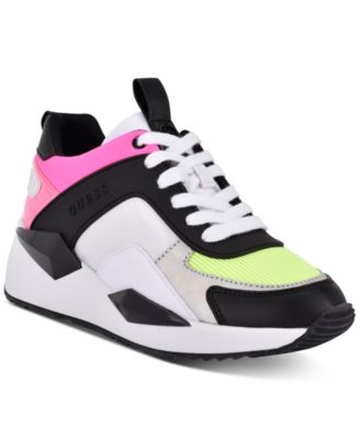 GUESS Women's Typical Lace Up Sneakers 