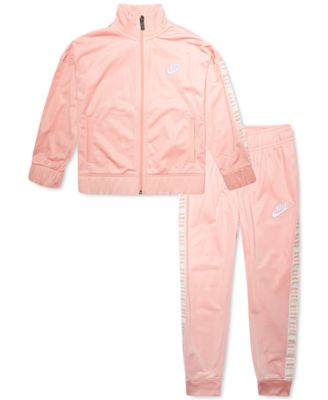 kids nike tape tracksuit