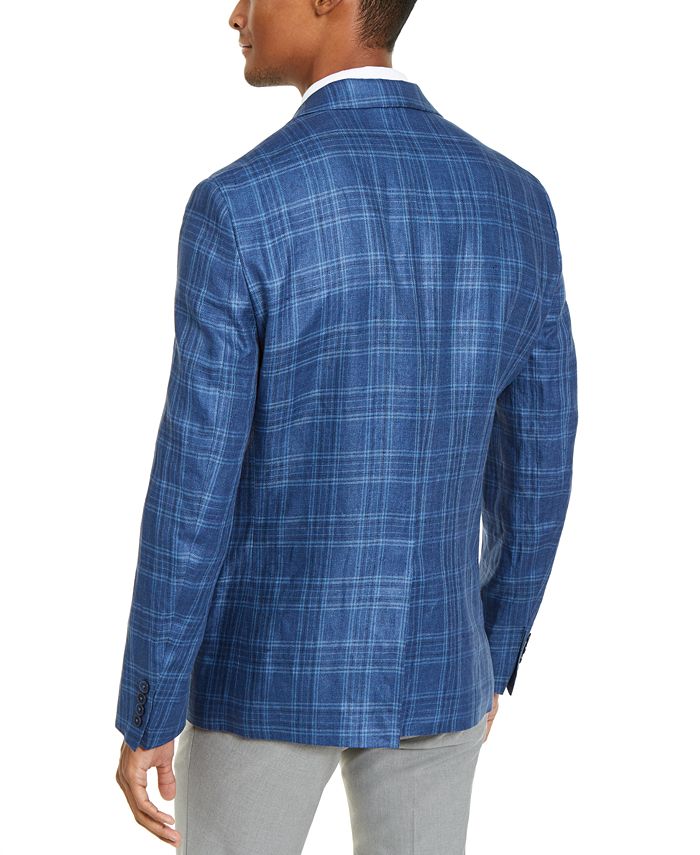 Lauren Ralph Lauren Men's ClassicFit Ultraflex Stretch Blue Plaid