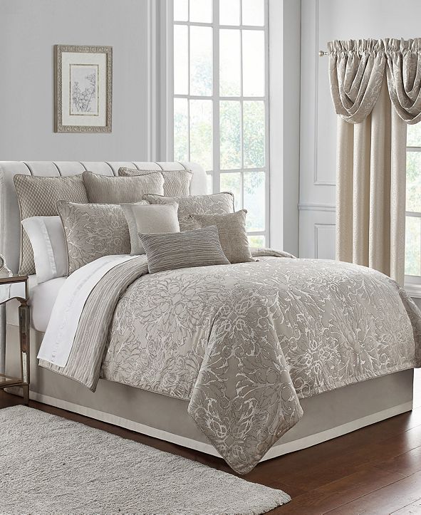 Waterford Arianna Reversible Queen 4 Piece Comforter Set & Reviews