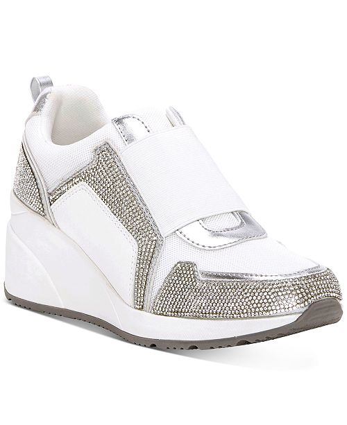 Inc International Concepts Inc Women S Heily Stretch Wedge Sneakers Created For Macy S Reviews Athletic Shoes Sneakers Shoes Macy S