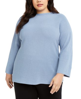 plus size funnel neck sweater