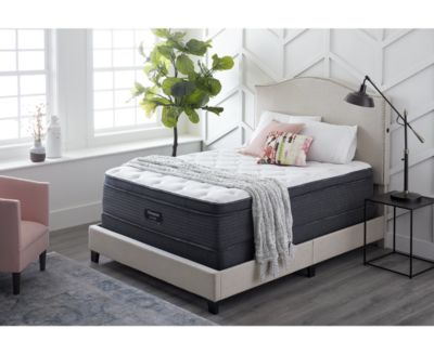 queen pillow top mattress set sale