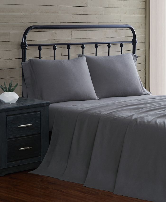 London Fog 4Piece Flannel King Sheet Set & Reviews Sheets