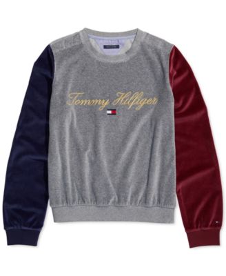 tommy hilfiger women's sweatshirt grey